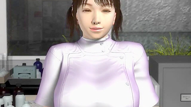 Busty mature doctors help a patient with a big titty threesome blowjob