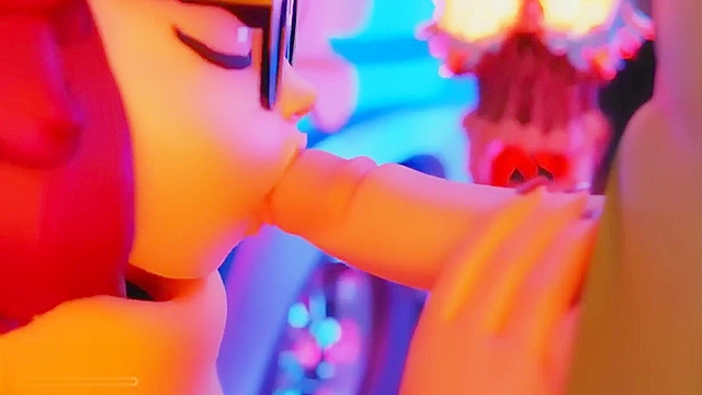 Wilma sucks Shaggy's cock in graveyard till covered in jizz