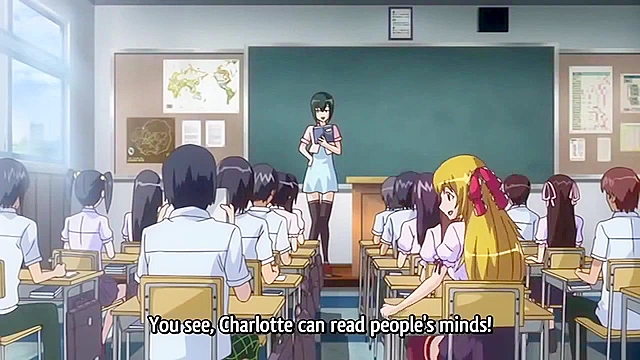 The Slave Rabbit and Anthony - Nerd with glasses fucks schoolgirls in classroom