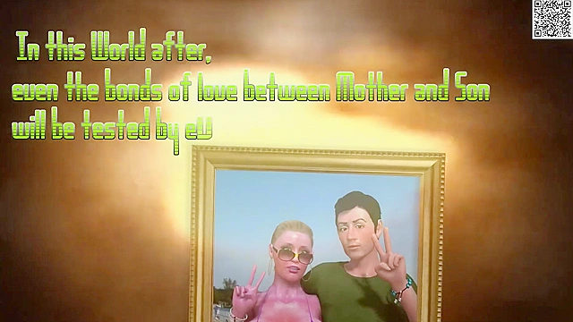 Mad Mom with huge tits fucks mad max bikers in 3D threesome