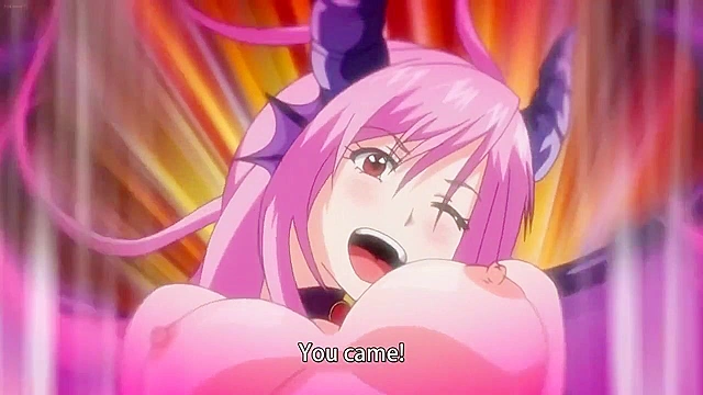 Busty succubus forces every last drop of sperm out of teen boy