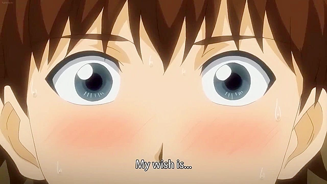 Busty succubus forces every last drop of sperm out of teen boy