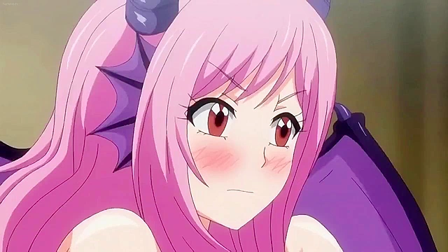 Busty succubus forces every last drop of sperm out of teen boy