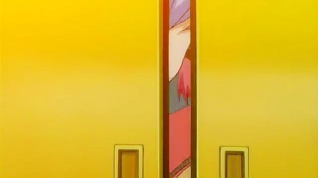 Horny teen schoolgirl in uniform gets fondled on the train by perverts