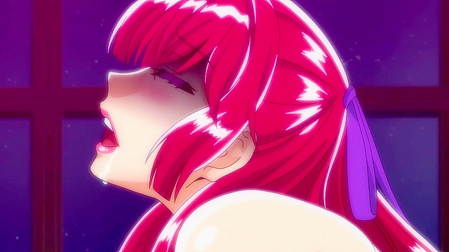 M's Daily Life in the S House 2 - Busty anime redhead is bound and double fucked