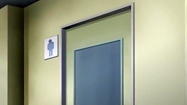 Free Friends 2 ep3 - Busty anime schoolgirl gets fucked by brother in men's bathroom