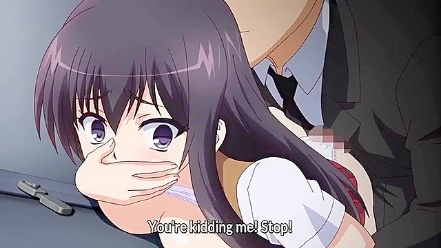 Free Friends 2 ep3 - Busty anime schoolgirl gets fucked by brother in men's bathroom