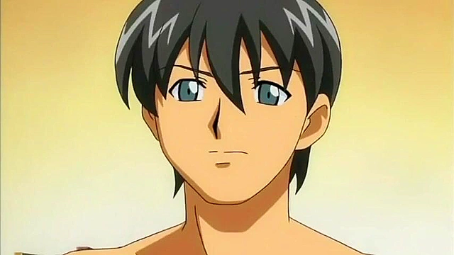 Two busty hentai girls fight over a pervy guy who fucks both of them in threesome