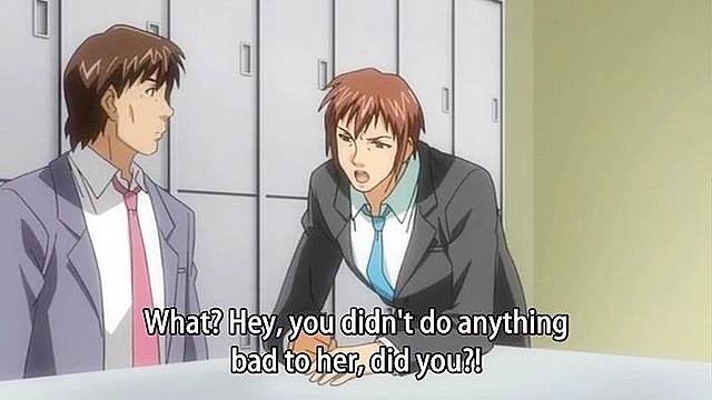 D-Spray - Old man uses love potion to fuck hot hentai teen at the office