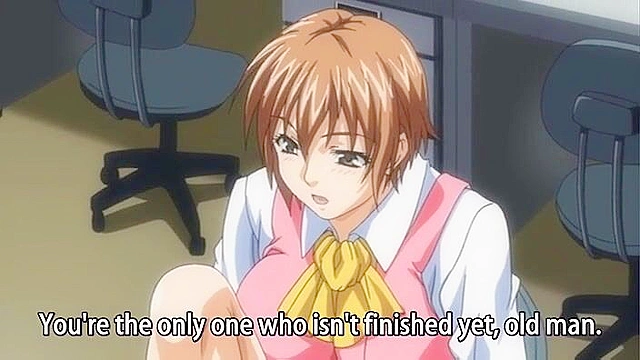 D-Spray - Old man uses love potion to fuck hot hentai teen at the office