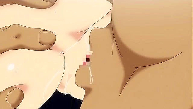 Busty High School Girls are Squishy 2 - Curvy cheerleader in orgy with hentai old men