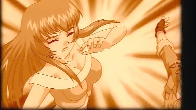 Busty hentai virgin gets fucked with a big cock in hairy pussy