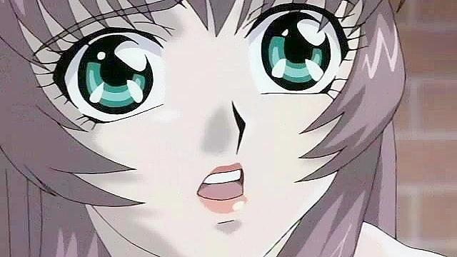 Busty hentai virgin gets fucked with a big cock in hairy pussy