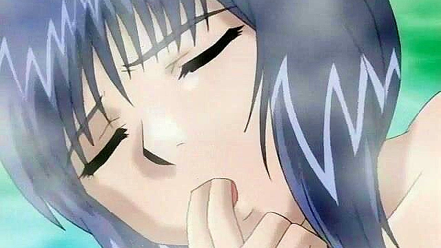 Busty hentai virgin gets fucked with a big cock in hairy pussy