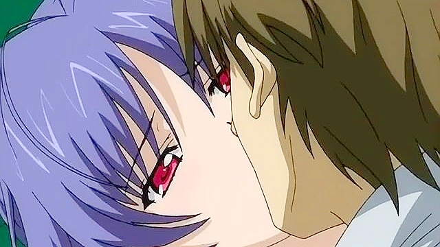 Busty anime girl with big tits gets gangbanged in her hairy pussy and mouth