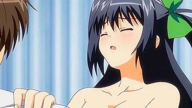 Floating Material 2 - Sensei fucks two hentai schoolgirls stacked on top of each other