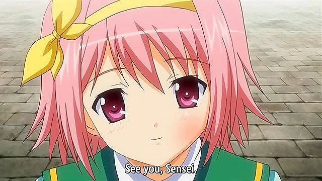 Floating Material 2 - Sensei fucks two hentai schoolgirls stacked on top of each other