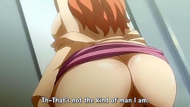 Two busty hentai girls use their big boobs to give a double boobjob