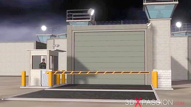 Six boobed restrained babe gets fucked hard by a big cock