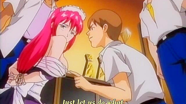 Andromaid 2 - Busty anime house maid fucks the masters son with her soft mouth