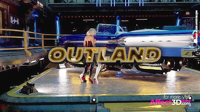 Big tits futanri babes threesome fucking in a 3D animation