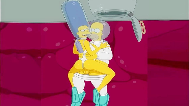 The Simpsons - Marge and Homer xxx fuck under the sea