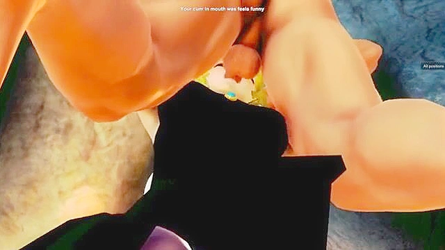 3D animated Bowsette pov titfuck and doggy style