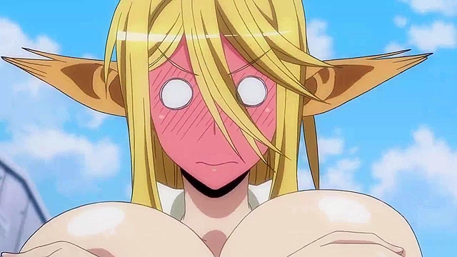 Serpent babe fights with bird lady and her anime titties pop out