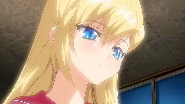 Busty redheaded teen is gangbanged and then shocked in dirty fetish hentai