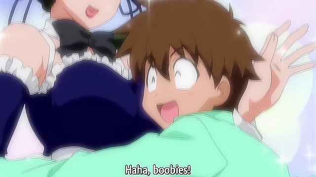 My Cranky Maid is Very Horny 1 - Busty hentai virgin maid is fucked by her young master