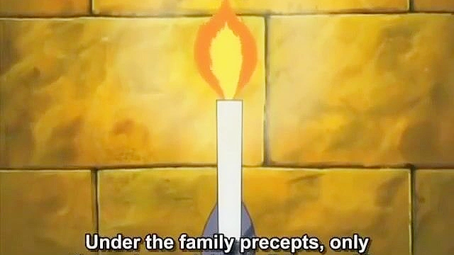 Hentai blonde with giant tits get rammed doggy style while creepy dude watches