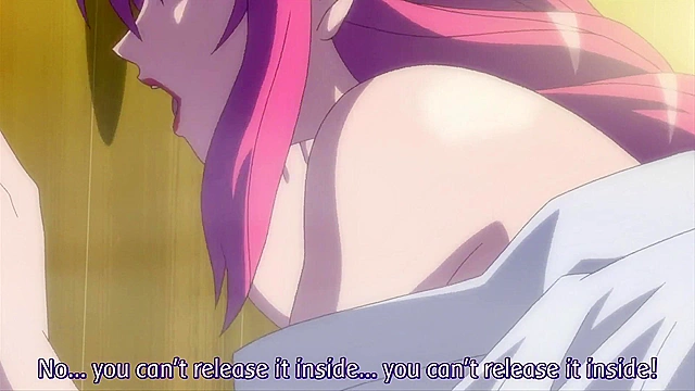 Busty redhead catgirl gets her tasty asshole fucked by tentacle demon