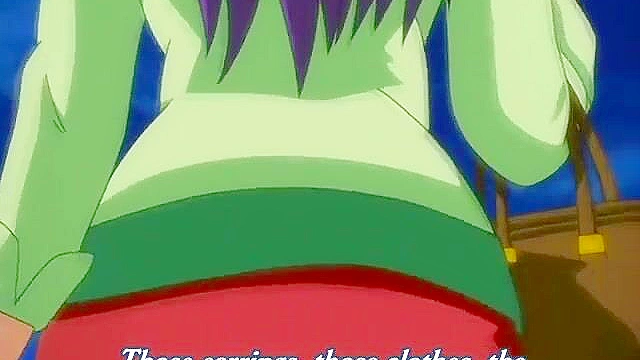 After Class Lesson 2 ep1 - Busty hentai schoolgirl gives a blowjob to old man in car