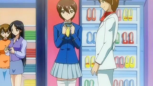 After Class Lesson 2 ep1 - Busty hentai schoolgirl gives a blowjob to old man in car