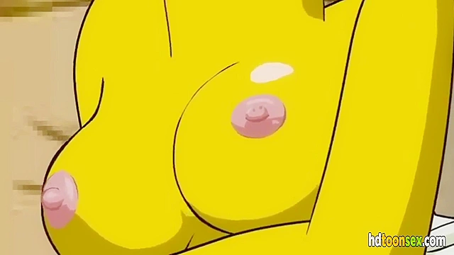 Cartoon XXX Scene with Homer Fucking Marge from The Simpsons Movie