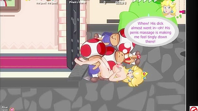 Peaches the horny princess fucks all the mario goombas