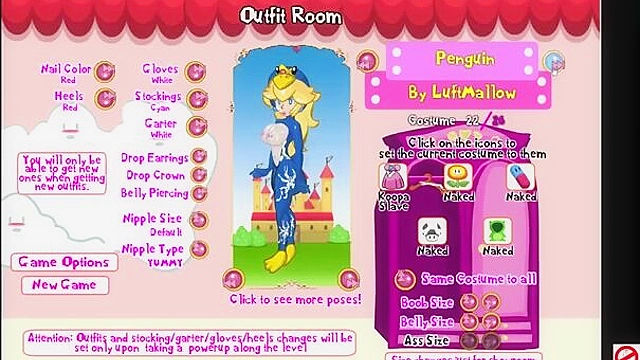 Peaches the horny princess fucks all the mario goombas