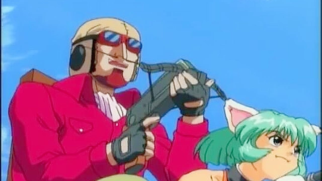 Bunny girl gets caught in trap then fucked by a bandit with a giant cock