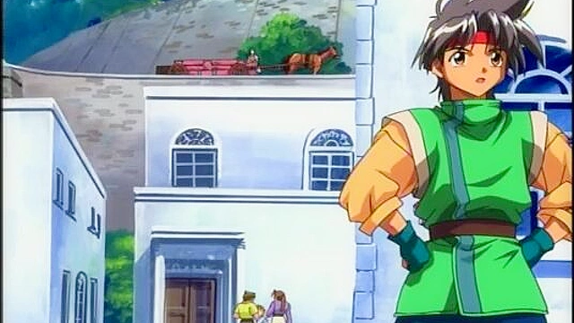 Bunny girl gets caught in trap then fucked by a bandit with a giant cock