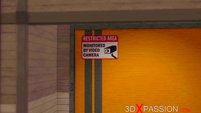 Big dicked futanari ass fucks chained lactating milk girl