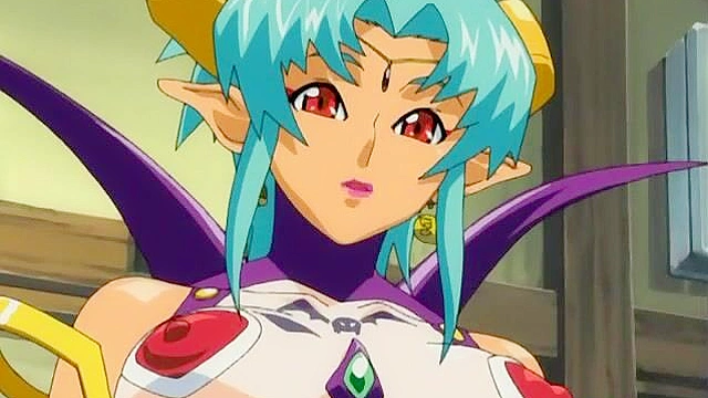 Sexy big boobed succubus licks a cute teens pussy till she comes