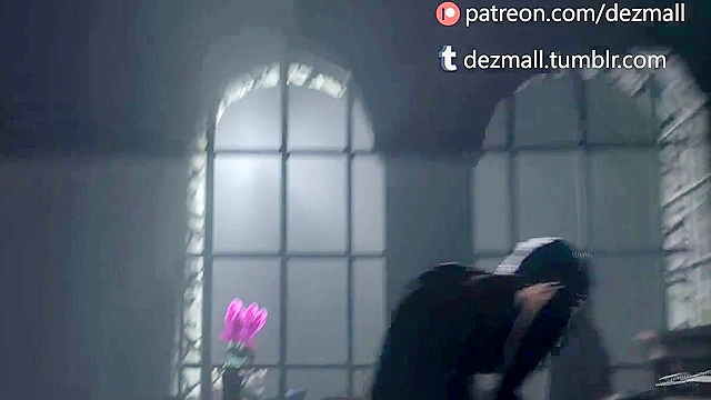 Petite demon succubus uses your cock for her pleasure