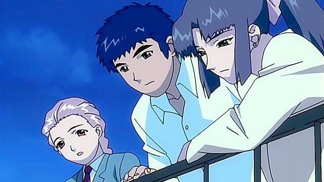 Naked lesbian hentai vampire fucks and drains her victims