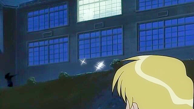 Naked lesbian hentai vampire fucks and drains her victims