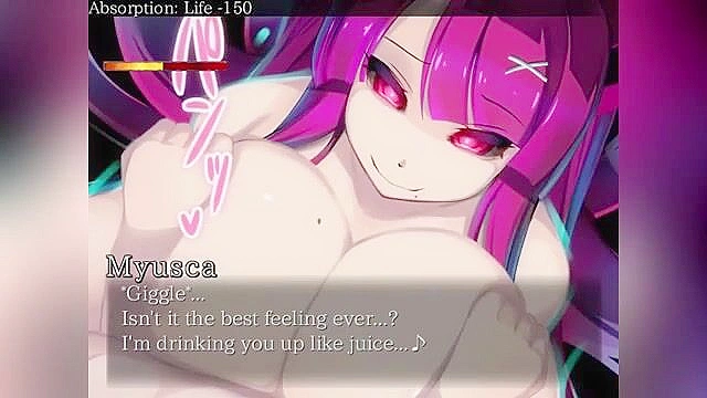 Demon succubus with huge tits gives a boobjob to drain your life