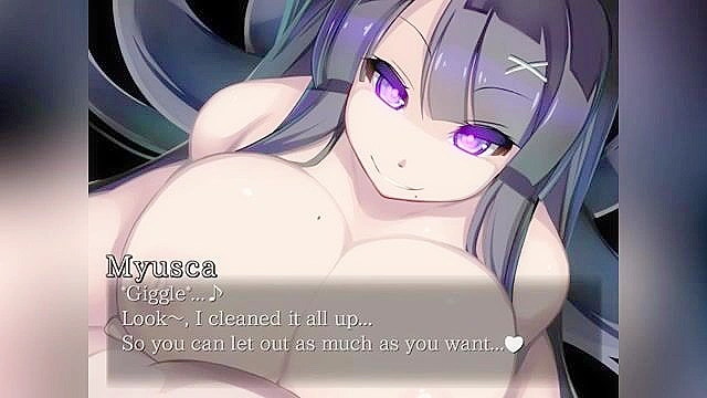 Demon succubus with huge tits gives a boobjob to drain your life