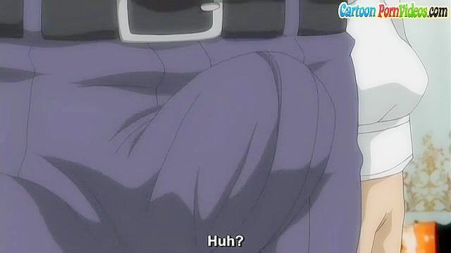 Stretta 1 - Busty maid slave gives a wet blowjob at full service maid cafe