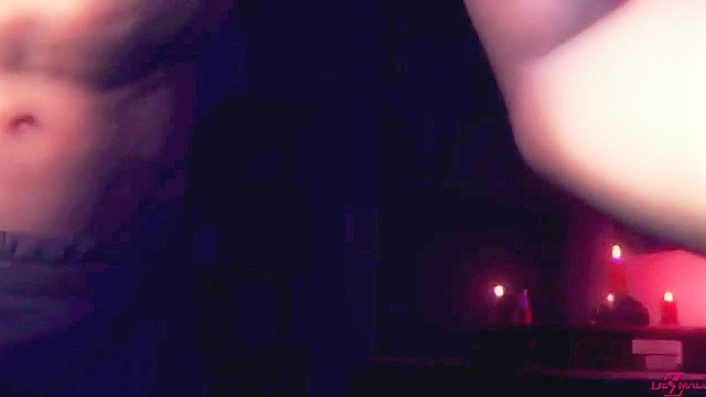 Satanic ritual summons busty female demon for dirty rough sex