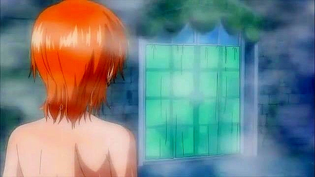 Anime Cheetah man sneaks up and fucks One Piece Nami in the shower