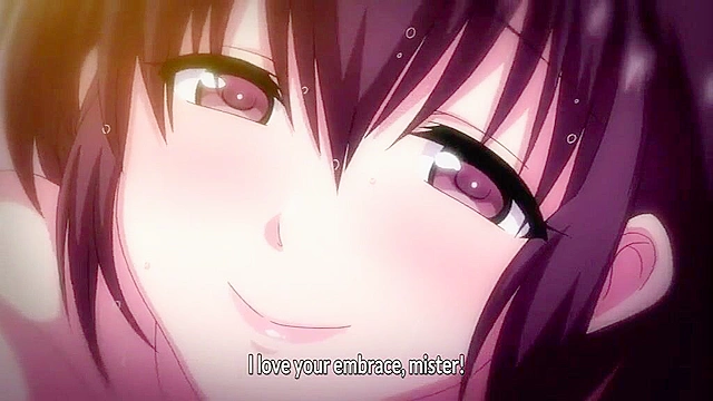 Sopping Wet High School Girl Rainy Fuck 2 - Busty hentai schoolgirl fucks ugly bastard at hotel